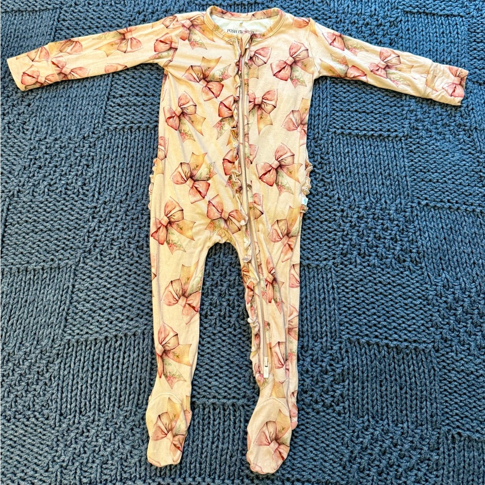 Posh Peanut Ruffled One Piece